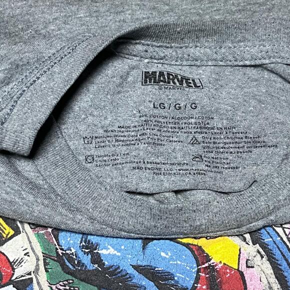 🦸‍♂️ Marvel Avengers Comic Graphic Tee – Grey [Size: L] - Picture 3 of 4